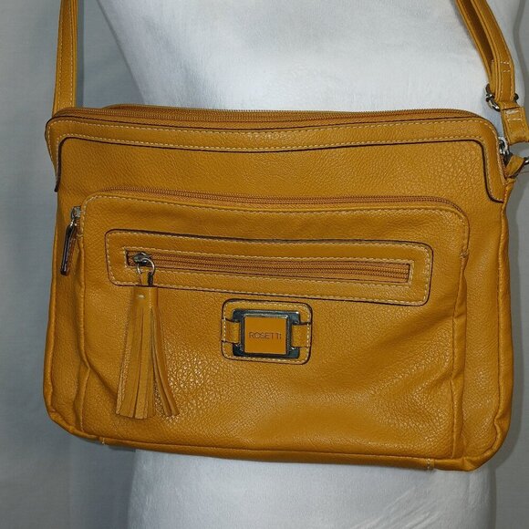 ROSETTI CROSSBODY MEDIUM SIZED BAG, MUSTARD YELLOW - Picture 1 of 9